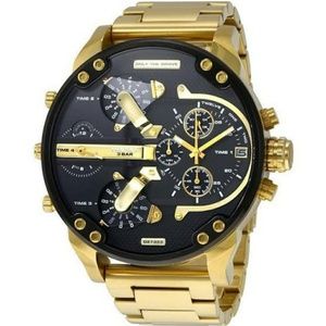 Men's gold chronograph Diesel Watch 2.0
